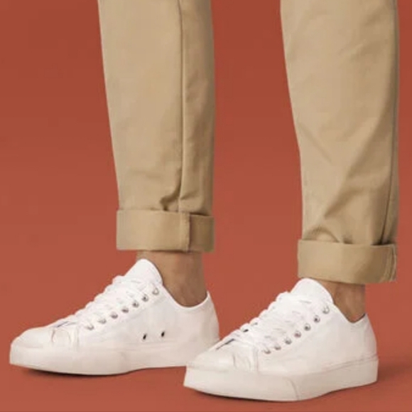 Converse Other - Jack Purell Converse White Leather Sneakers